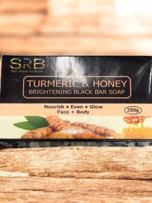 Turmeric & Honey Brightening Black Bar Soap
