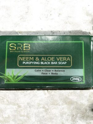 Neem & Aloe Vera Purifying Black Bar Soap